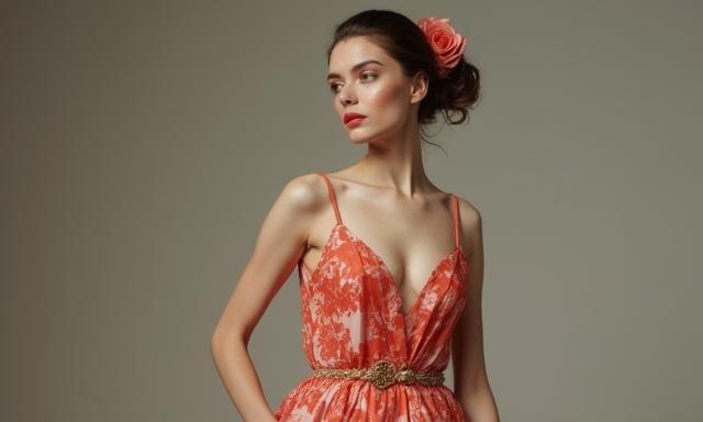 Elegant fashion models showcasing Akari Fashion clothing