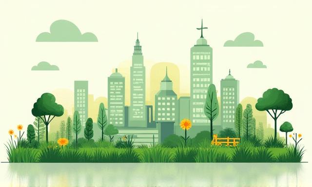 Sustainable practices illustration